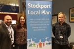 Kenny Blair, Annette Finnie and Tom Dowse at Marple Hall School Stockport Plan Consultation